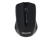 Myš - optický - bezdrátový - bezdrátový přijímač USB - černá
