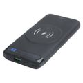 DELTACO PB-Q1003, Qi Powerbank 10000mAh, černá