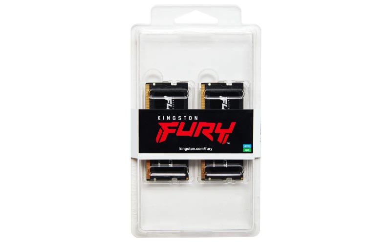 Kingston FURY Impact/SO-DIMM DDR5/16GB/4800MHz/CL38/2x8GB/Black