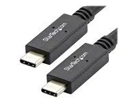 3 ft / 1m - with Power Delivery (USB PD) - Power Pass Through Charging - USB to USB Cord (USB31C5C1M) - USB kabel - USB-C (M) do USB-C (M) - USB 3.1 - 5 A - 1 m - černá - pro P/N: CDP2HVGUASPD, DKT30CHPD3, DKT30CHVSDPD, DKT31CMDPHPD, HB31C2A2CME, SV221HUC4K
