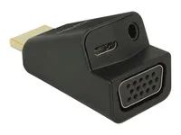 Nástroj pro převod videa - HDMI - VGA - černá - maloobchod