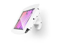 Montážní sada (kryt, montáž na zeď) - odhalená kamera a tlačítka, naklápění - pro tablet - uzamykatelný - hliník - bílá - velikost obrazovky: 8.3"