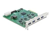 Delock - USB adaptér - PCIe x4 - USB x 4