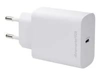 Síťový adaptér - 45 Watt - 3 A - Apple 2.4A, PD/PPS, PD 2.0, PD 3.0, QC 2.0, QC 3.0, AFC, SCP, Fast Charge (USB-C) - bílá - Evropa