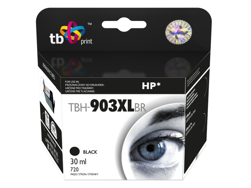 Ink. kazeta TB kompat. s HP OJ 6950, Black, ref