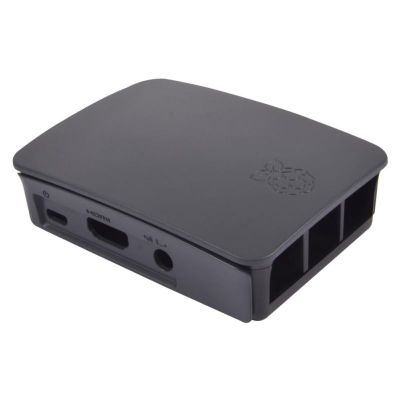 RASPBERRY Černá krabička pro Raspberry Pi 3B/3B+