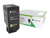Žlutá - originální - kazeta s barvivem LCCP, Lexmark Corporate - pro Lexmark CS720de, CS720dte, CS725de, CS725dte, CX725de, CX725dhe, CX725dthe