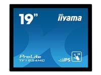 LED monitor - 19" - open frame - dotykový displej - 1280 x 1024 - IPS - 350 cd/m² - 1000:1 - 14 ms - HDMI, VGA, DisplayPort - černá