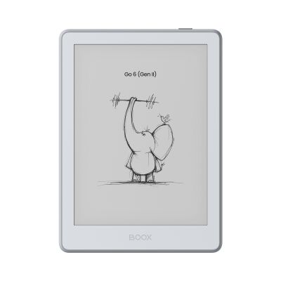 E-book ONYX BOOX GO 6 (Gen II), stone, 6" Carta 1300, 32GB, Bluetooth, Android 11, E-ink displej