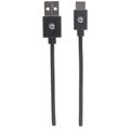 MANHATTAN Kabel, USB-A/USB-C, 0,5 m, černý