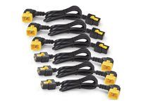 Elektrický kabel - IEC 60320 C19 do IEC 60320 C20 - 16 A - opatřený západkou, 90° konektor - černá - pro P/N: SMT2200I-AR, SMT2200R2I-AR, SMT3000I-AR, SMT3000R2I-AR, SRT10RMXLIX806, SRT2200XLI-KR