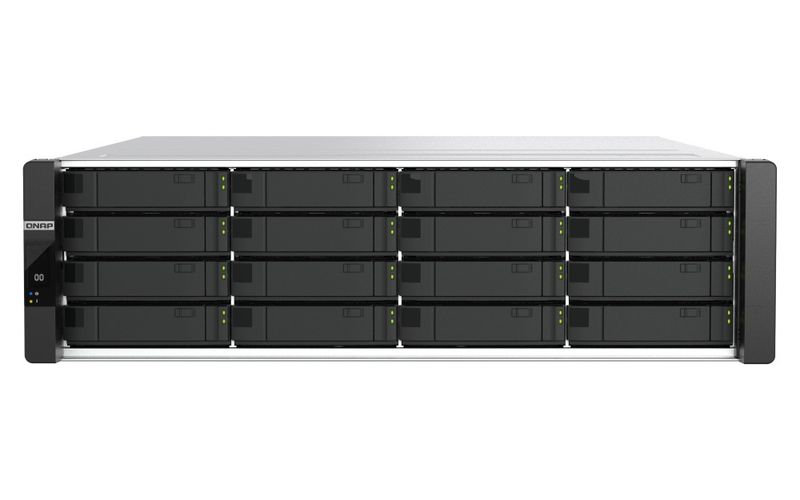 QNAP ES1686dc-R2-2142IT-96G (Duální řadič, 2x Xeon, 2x 48GB RAM, 16x 3,5" SAS, 6x GbE, 8x 10Gb SFP+)