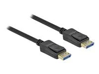 Kabel DisplayPort - DisplayPort (M) do DisplayPort (M) - DisplayPort 2.0 - 1 m - podpora 10K60Hz (10240x4320) - černá