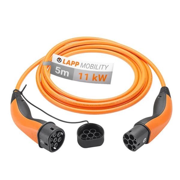 Kabel nabíjecí LAPP 61785 typ 2 11kW 20A 3 fáze 5m pro elektromobil