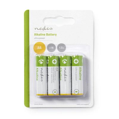 Baterie AA (LR6) alkalická NEDIS BAAKLR64BL 4ks / blister