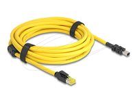 Mini I/O 8 pin D-shape type 2 plug to RJ