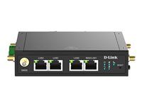 D-Link DWM-530-T - Bezdrátový router - WWAN SNMP, SNMP v2c, SNMP v3 2.4 GHz - 4G, 3G - lze montovat na konzolu DIN