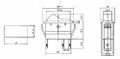 Přepínač kolébkový 2pol./3pin ON-OFF 20A/12VDC pros. zelený