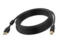 Kabel USB - USB (M) do USB typ B (M) - USB 2.0 - 3 m - černá