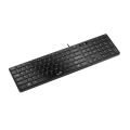 GENIUS Slimstar 126, USB klávesnice černá CZ/SK