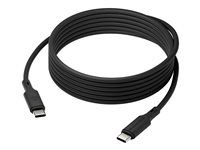 USB kabel - USB-C (M) do USB-C (M) - 3 m - USB napájení (100W) - černá