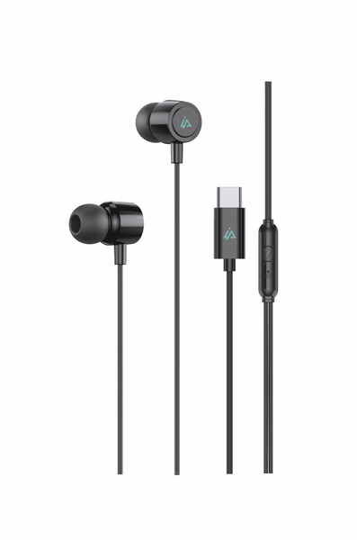 Sluchátka iPEAX 90010135 USB-C Black