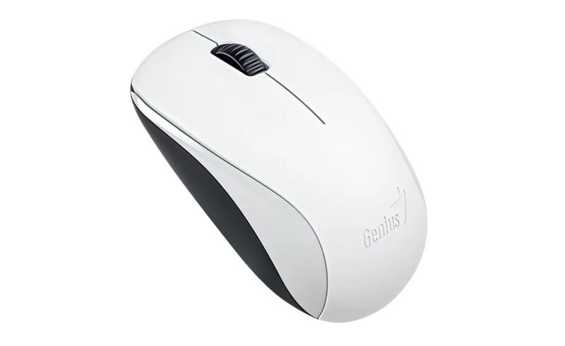 Genius NX-7000/Kancelářská/Optická/1 200 DPI/Bezdrátová USB/Bílá