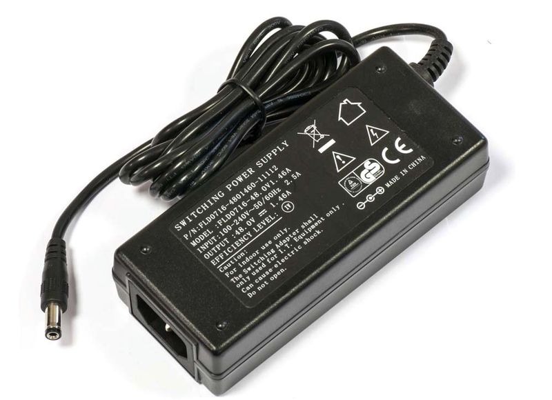 Mikrotik 48V 1,46 A 70W napájecí adaptér