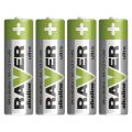 Baterie AA (R6) alkalická RAVER 4ks