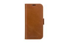Pouzdro s klopou pro mobilní telefon - kůže full-grain - bronz - pro Apple iPhone 15 Plus