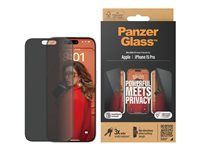 PanzerGlass ochranné sklo Apple iPhone 15 Pro s filtrem soukromí