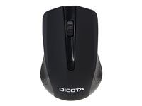 Myš - optický - bezdrátový - bezdrátový přijímač USB - černá