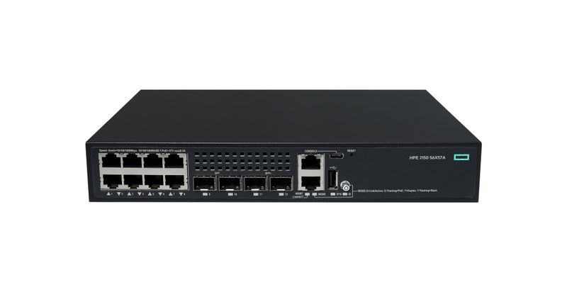 HPE NW CW 2150 8G PoE+ 2F 2P 125W Switch