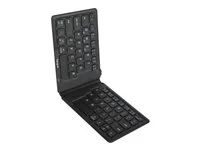 Klávesnice - antibakteriální - bezdrátový - Bluetooth 5.1 - QWERTY - britská - černá
