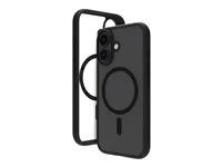 Zadní kryt pro mobilní telefon - kompatibilita s MagSafe - plast - černá - pro Apple iPhone 16 Plus