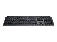 Klávesnice - podsvícená - bezdrátový - Bluetooth LE - QWERTY - americká angličtina - klávesový spínač: Scissor-Key - grafit