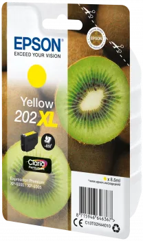 EPSON singlepack,Yellow 202XL,Premium Ink,XL