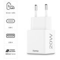 HAMA Rychlonabíječka, USB-C/A PD/QC 20W