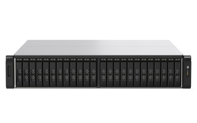 QNAP TS-h2490FU-7302P-64G (AMD EPYC, ZFS, 64GB ECC RAM, 24x 2,5" U.2, 2x 2,5GbE, 4x 25Gb SFP28)