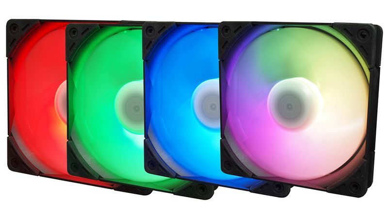 SCYTHE KF1225FD12AR-P Kaze Flex 120 mm ARGB PWM Fan, 300-1200RPM