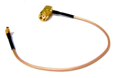 pigtail 25cm RG316 MMCX - RSMA male 90° úhlový
