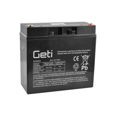 Baterie olověná 12V 18Ah GETI