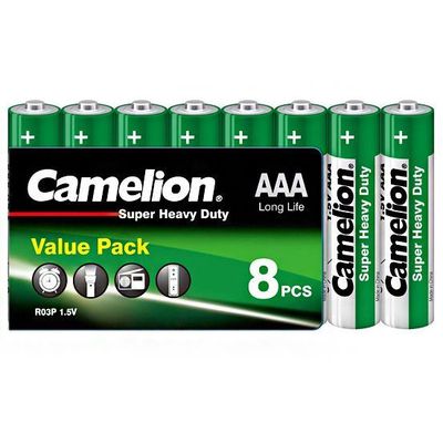 CAMELION Baterie SUPER HD zink-chlorid AAA 8ks