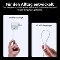 INTENSO W65ACIC GaN, USB-A/C, Nabíječka, 65W, bílá