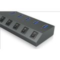 RAIDSONIC ICY BOX - 7x USB 3.0, 1x USB Type C, HUB