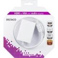 DELTACO Adaptér HDMI samec/VGA samica