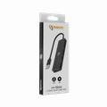 SBOX H-504, 4x USB 3.0 HUB, černý