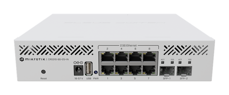 MikroTik CRS310-8G+2S+IN, Cloud Router Switch