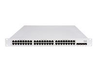 Cisco Meraki MS150 48FP-4X - Prepínac - rízený - 48 x 10/100/1000 (PoE+) + 4 x 10Gb Ethernet SFP+ - Lze montovat do rozvadece - PoE+ (740 W) - pro P/N: MA-CBL-100G-1M, MA-CBL-100G-3M, MA-CBL-100G-50CM, MA-SFP-10GB-ER, MA-SFP-10GB-ZR