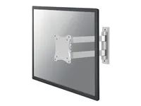 Držák - plný pohyb - pro Displej LCD - stříbrná - velikost obrazovky: 10"-27" - montáž na stěnu